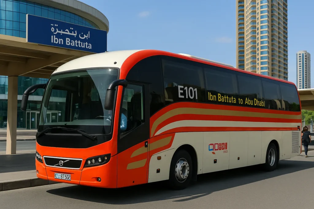 Ibn Battuta To Abu Dhabi Bus