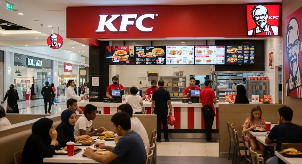 KFC inside Rolla Mall Sharjah